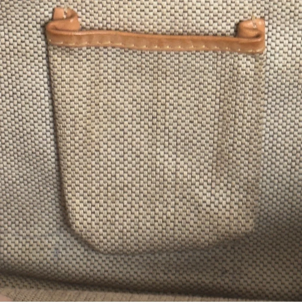 VTG Dooney & Bourke Blue and Tan Y2K‎ Women's Bag
